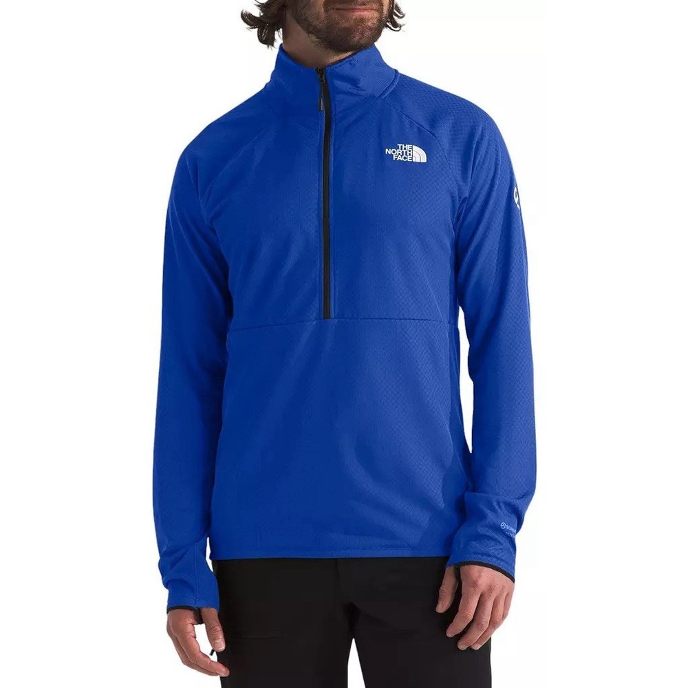 The North Face Mens Summit FUTUREFLEECE LT 1/2 Zip Sweatshirt TNF Blue NWT Small